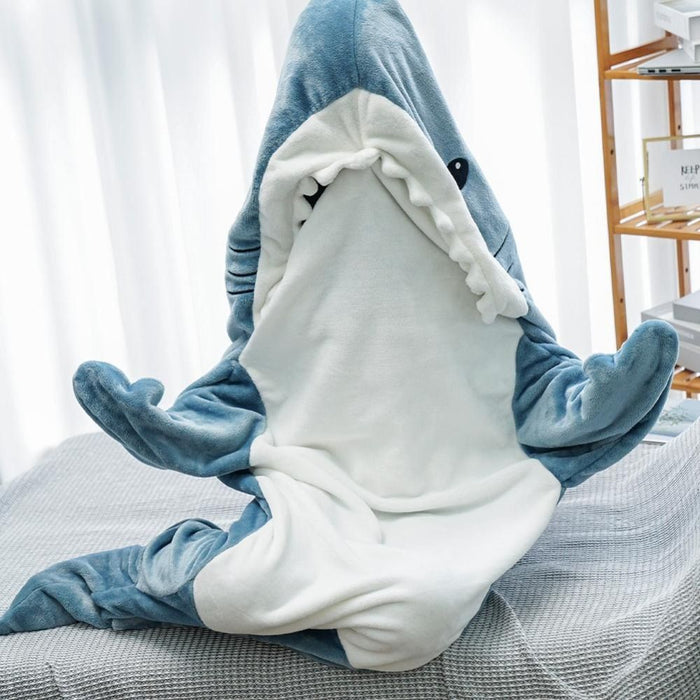 Cozy Winter Shark Onesie, Snug Design
