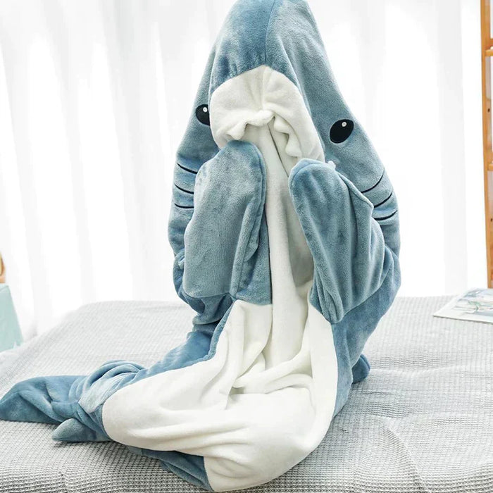 Cozy Winter Shark Onesie, Snug Design