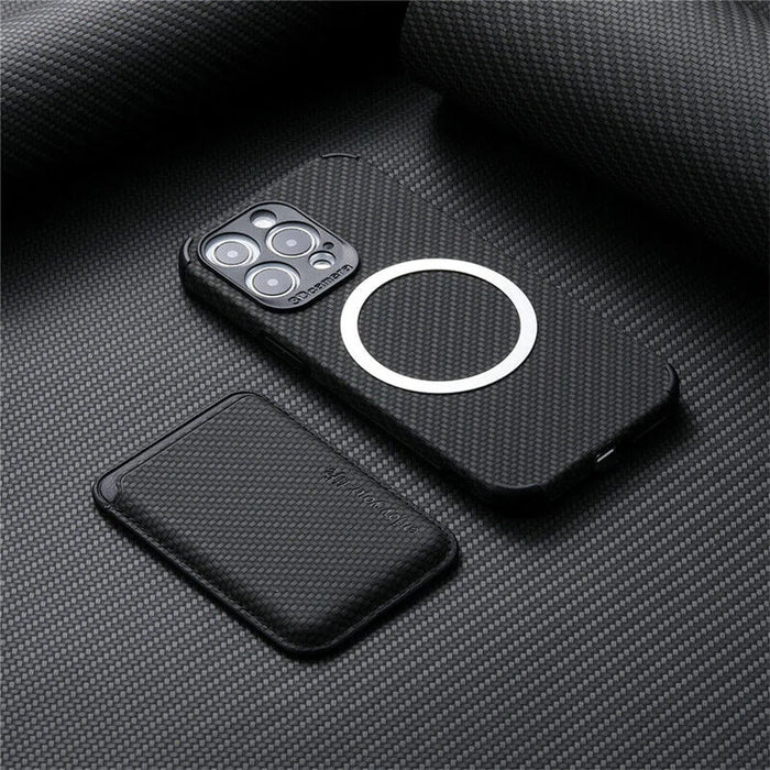 Luxury Phone Case with Card Holder and Wireless Charging Support – Durable and Elegant Design