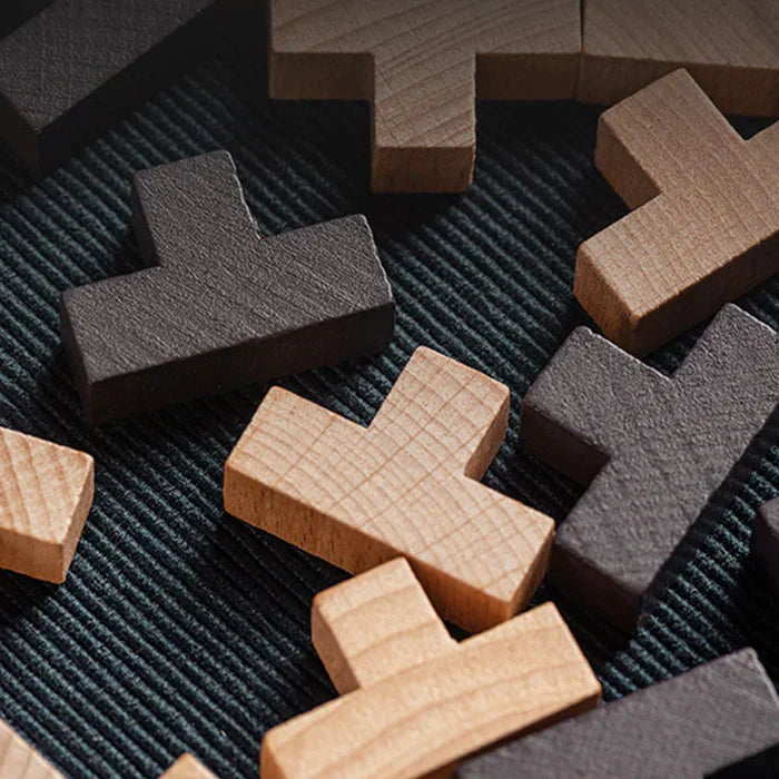 Engaging 3D Wooden Puzzle, Mind-Challenging Fun