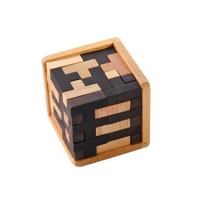 Engaging 3D Wooden Puzzle, Mind-Challenging Fun