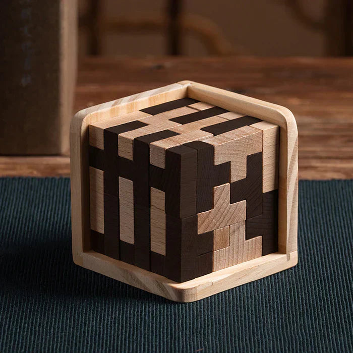 Engaging 3D Wooden Puzzle, Mind-Challenging Fun