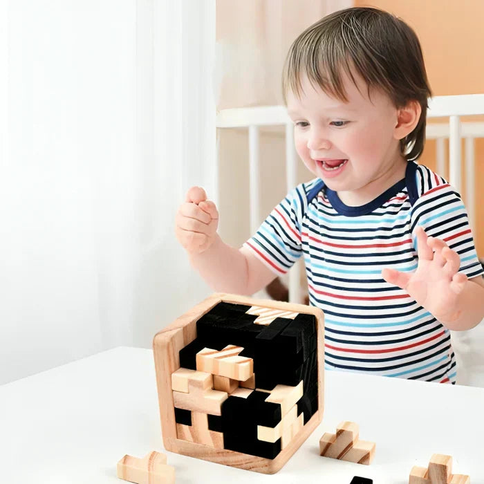 Engaging 3D Wooden Puzzle, Mind-Challenging Fun