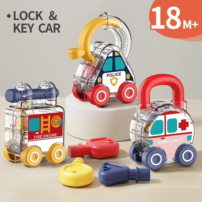 Skill-Building Toy, Interactive Key and Lock Set