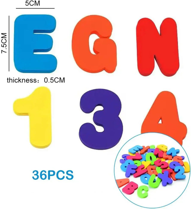 Colorful Bath Letters, Engaging and Educational