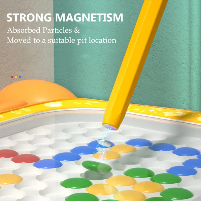 Creative magnetic drawing tablet, educational tool