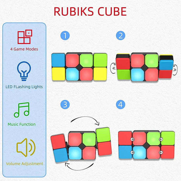 Interactive Puzzle Cube, Engaging Music
