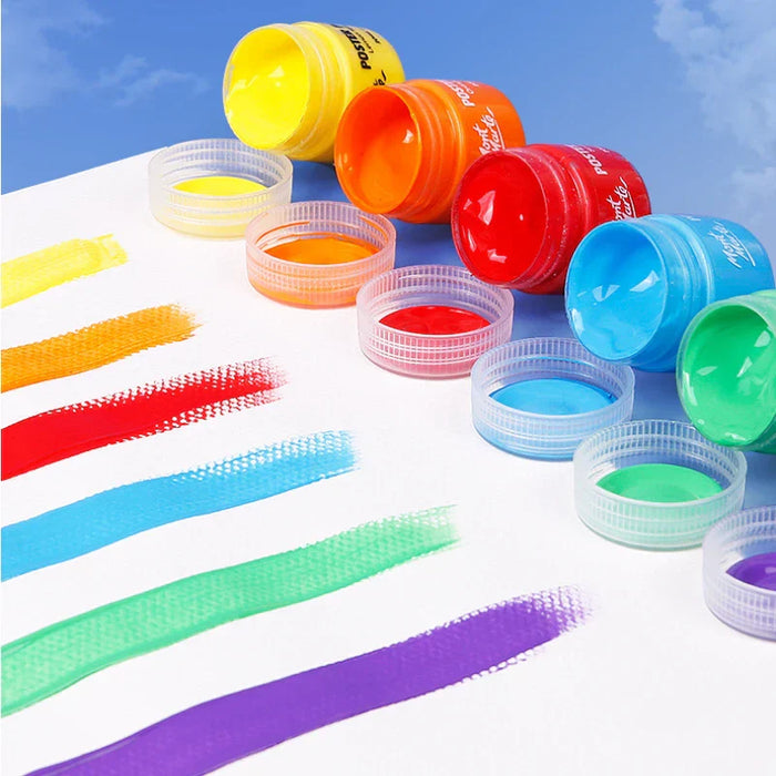 Vibrant Finger Paint and Gouache Set, Creative Experience