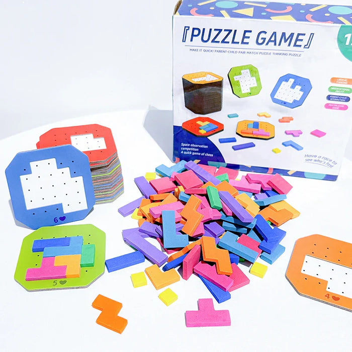 Creative Geometric Puzzle Set, Colorful and Engaging