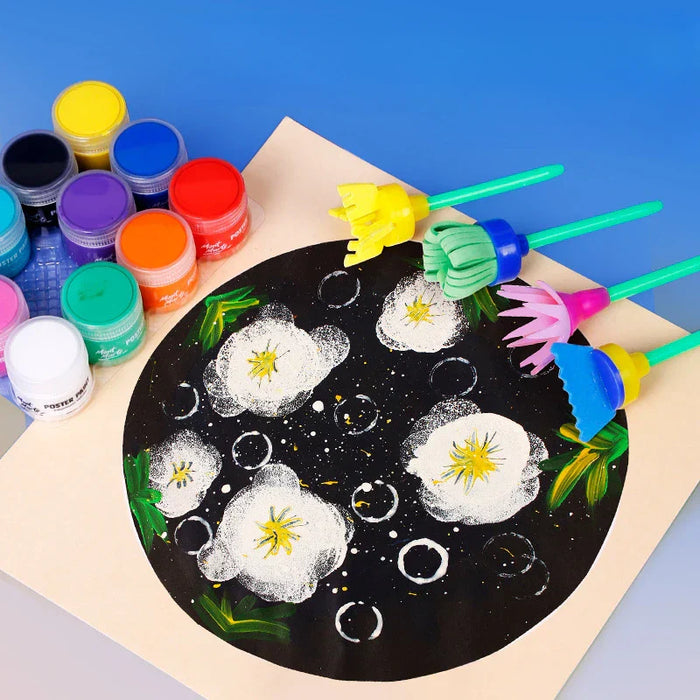 Vibrant Finger Paint and Gouache Set, Creative Experience