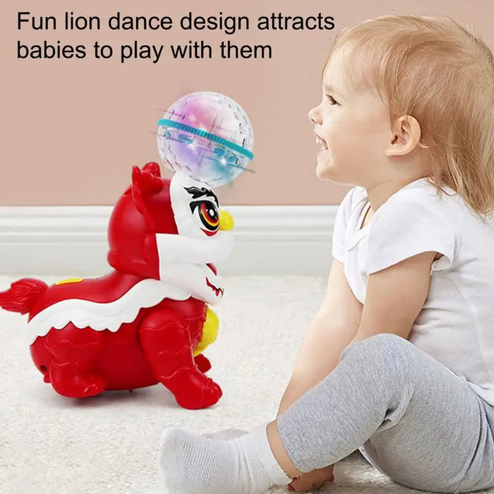 Vibrant Dancing Lion Toy, Music and Light