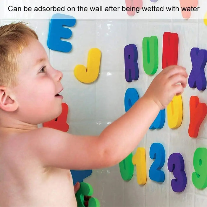 Colorful Bath Letters, Engaging and Educational