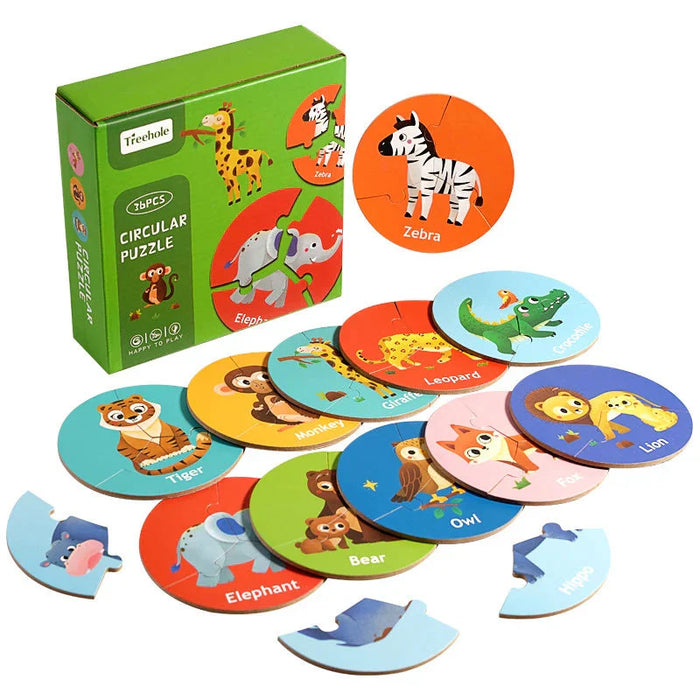 Interactive Animal Puzzle, Engaging Discovery