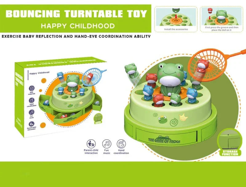 Playful Music Toy Set, Engaging Frog Design