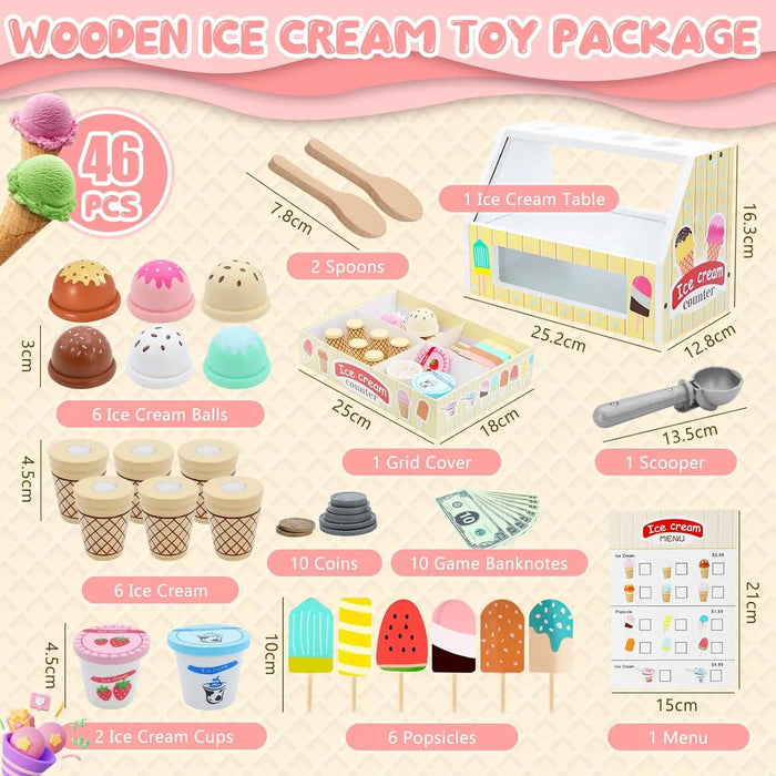 Creative ice cream playset, educational fun