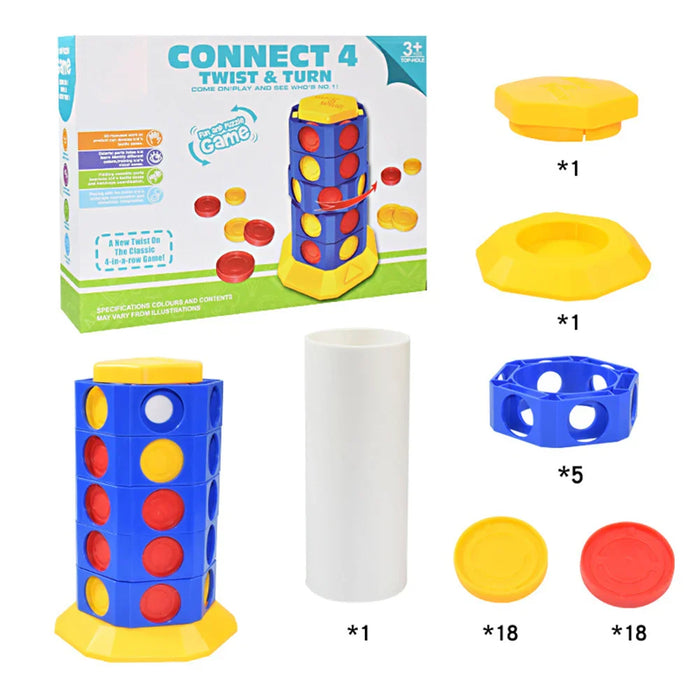 3D Connect 4 game, interactive twist