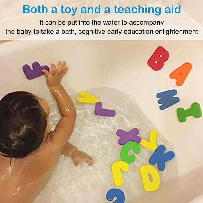 Colorful Bath Letters, Engaging and Educational