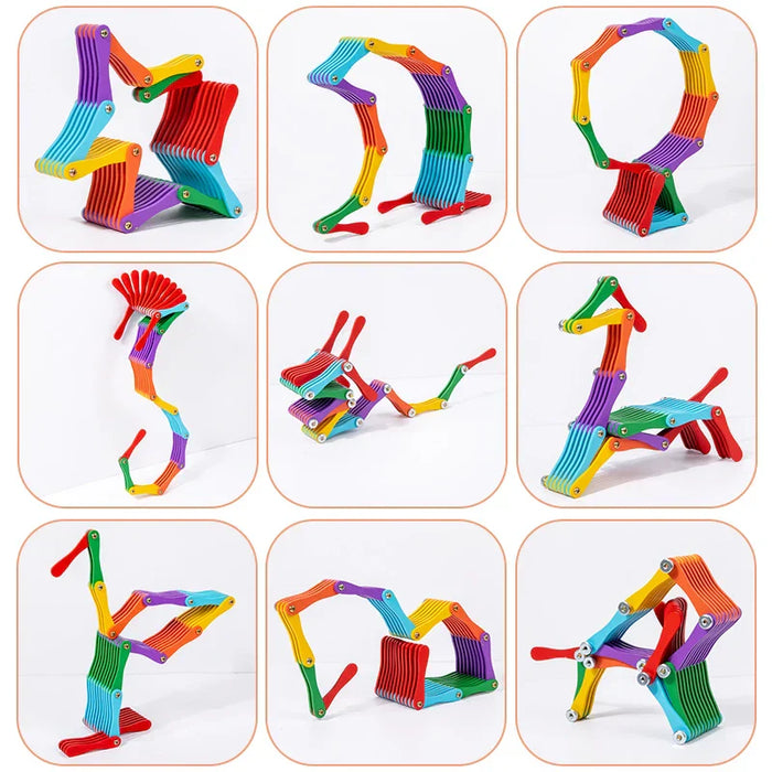 Clever Brain Puzzle, Engaging Wooden Design