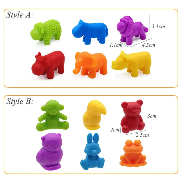 Colorful Counting Bear Set, Educational and Creative