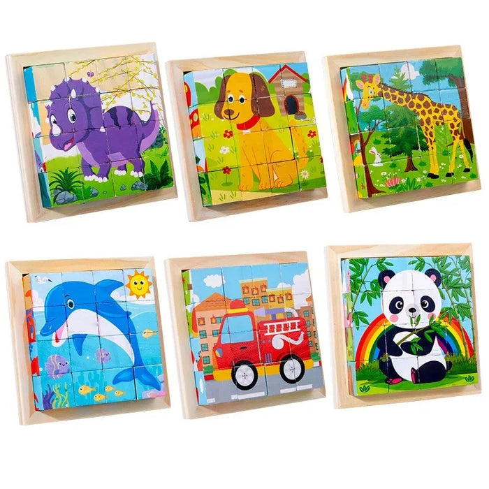 Colorful 3D Puzzle Blocks, Engaging and Educational