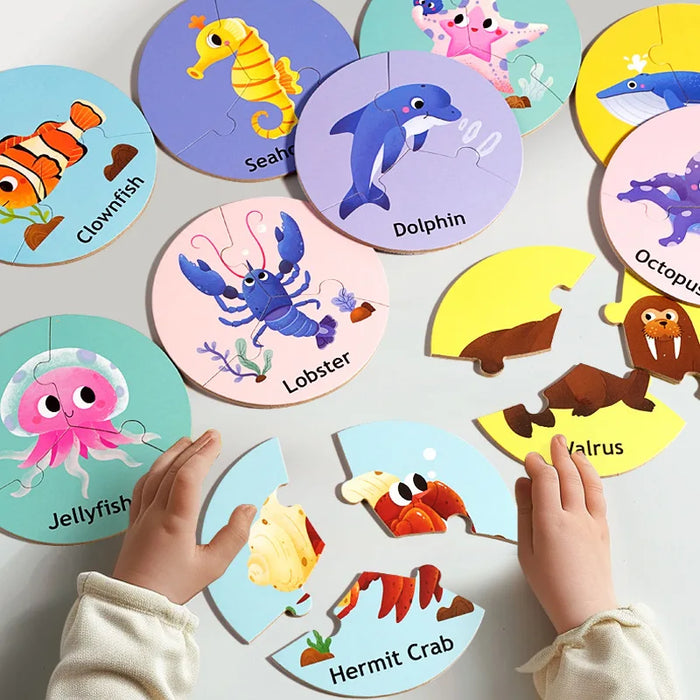 Interactive Animal Puzzle, Engaging Discovery
