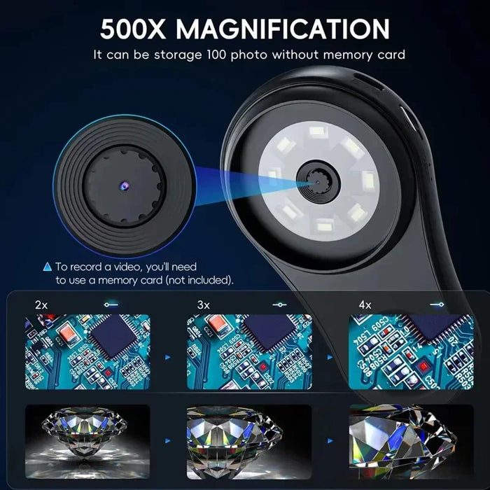 Compact Microscope, High Magnification