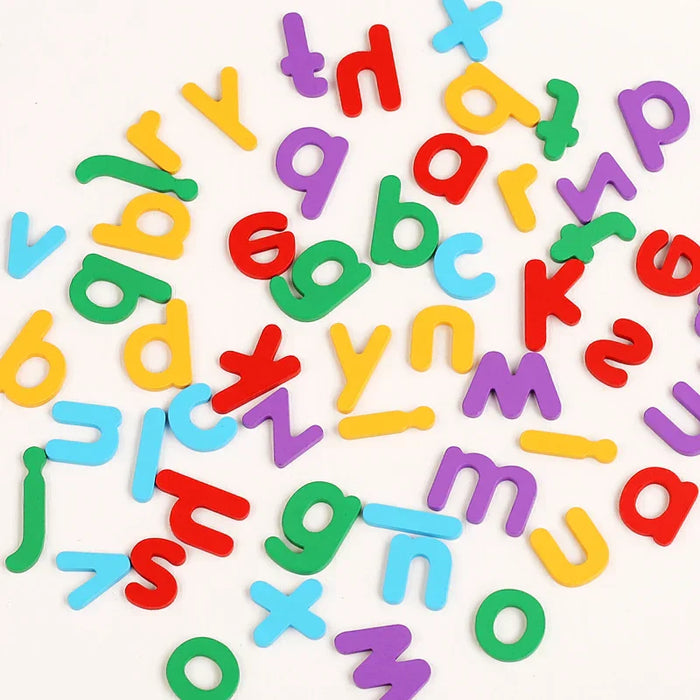 Engaging Wooden Puzzle, Educational Spelling Activity