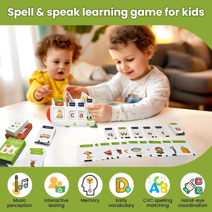Interactive Educational Card Machine, Engaging Language Learning