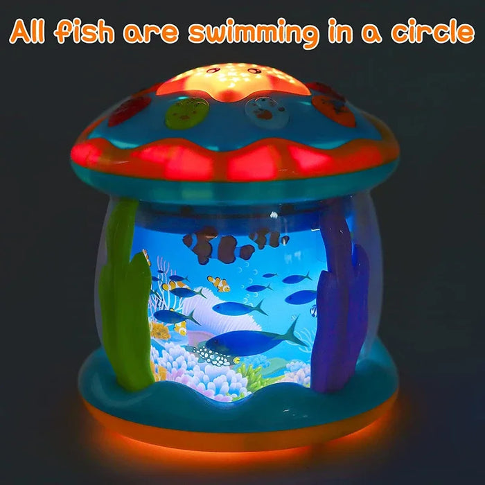 Colorful Musical Light Projector, Fun Aquarium Lamp