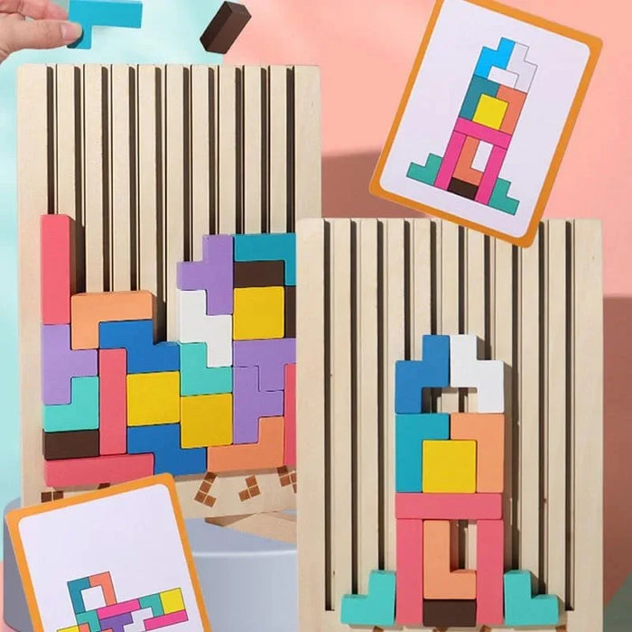 Engaging Wooden Puzzle Game, Creative Thinking Tool