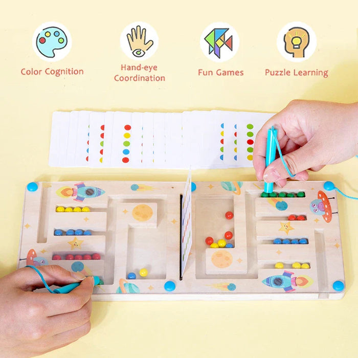 Vibrant Magnetic Game, Engaging Color Exploration