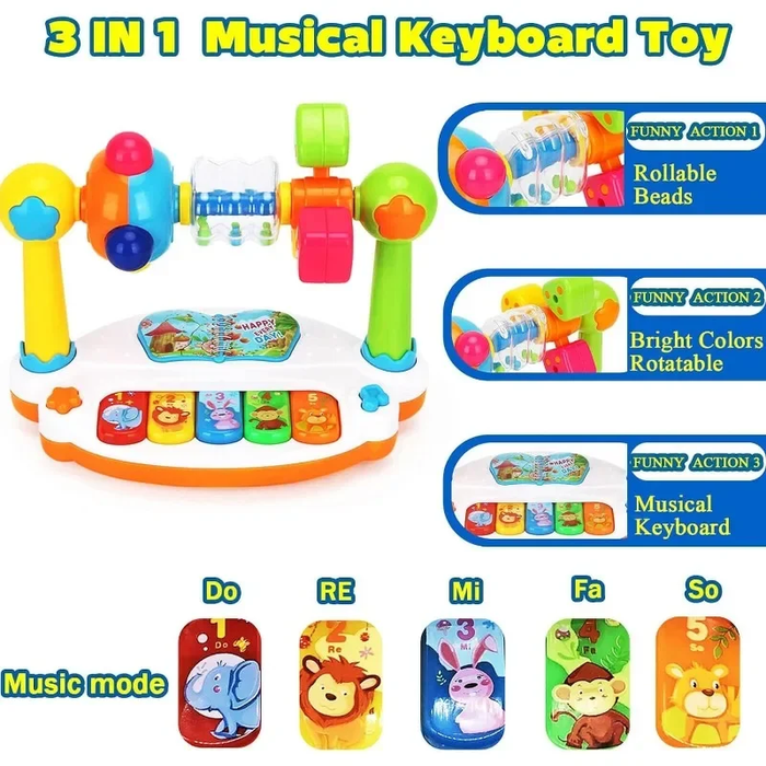Interactive Toy Piano, Musical and Luminous