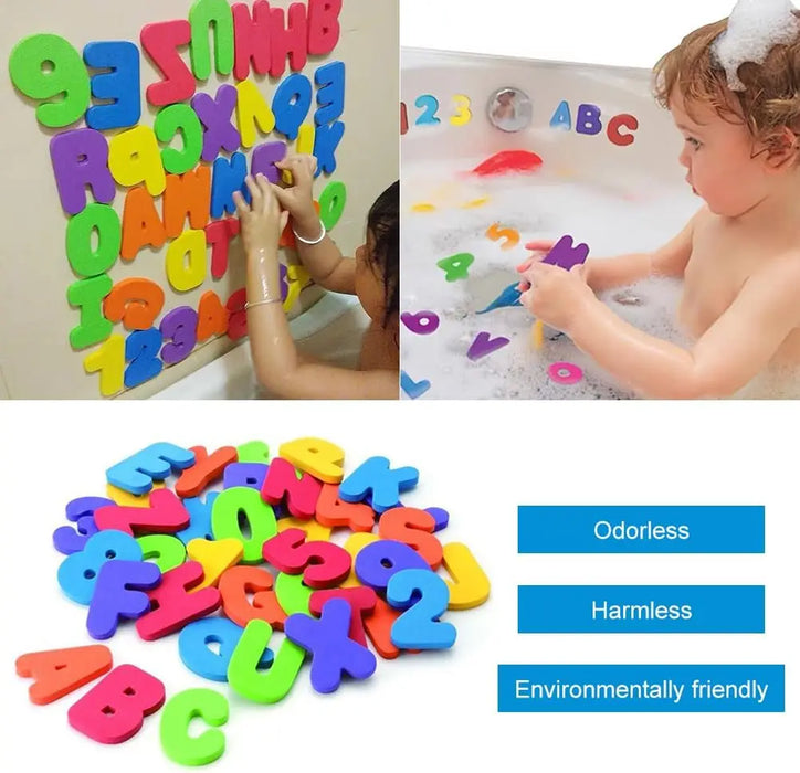 Colorful Bath Letters, Engaging and Educational