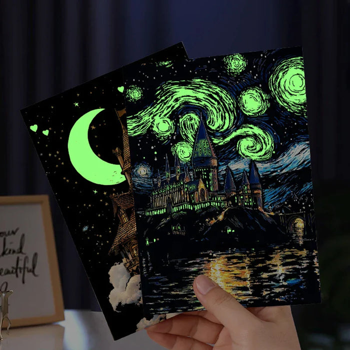 Glow-in-the-Dark Scratch Card Set, Interactive Fun