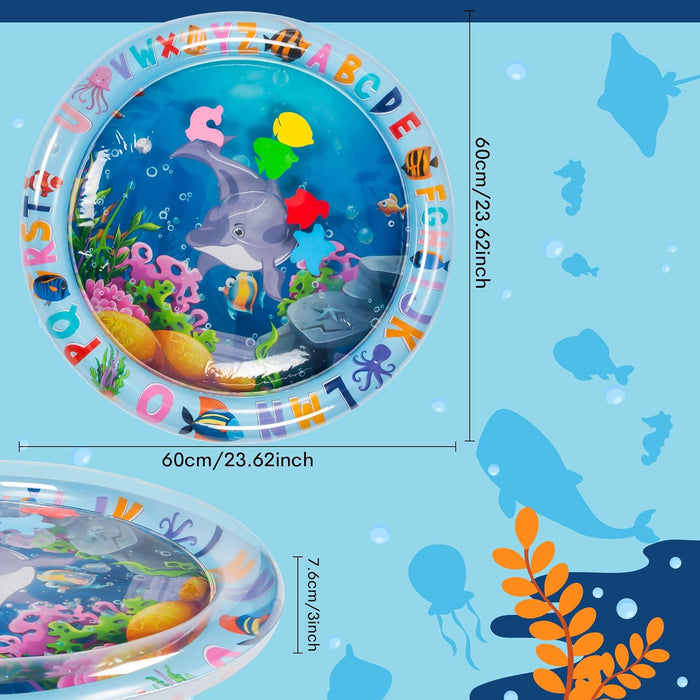 Colorful Baby Sensory Water Mat, Engaging & Developmental