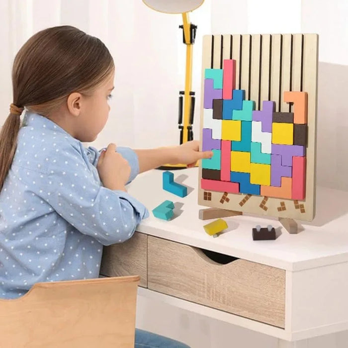 Engaging Wooden Puzzle Game, Creative Thinking Tool