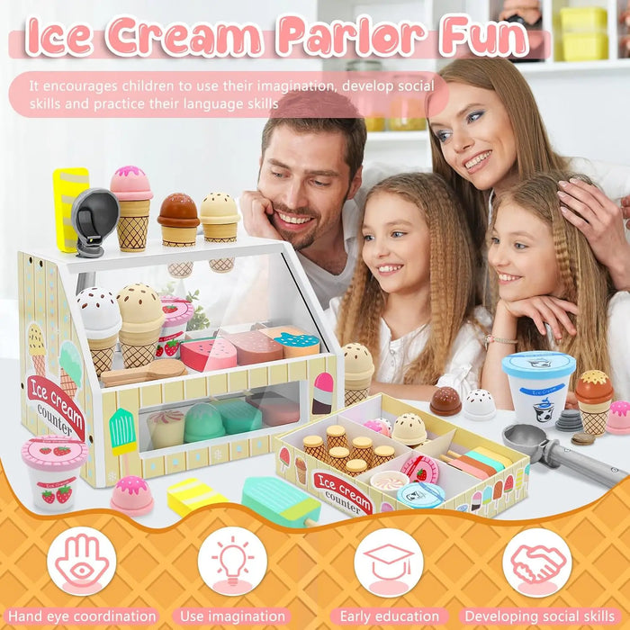 Creative ice cream playset, educational fun