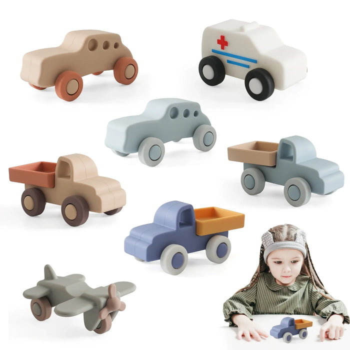 Compact Vehicle Toys, Rolling and Biting