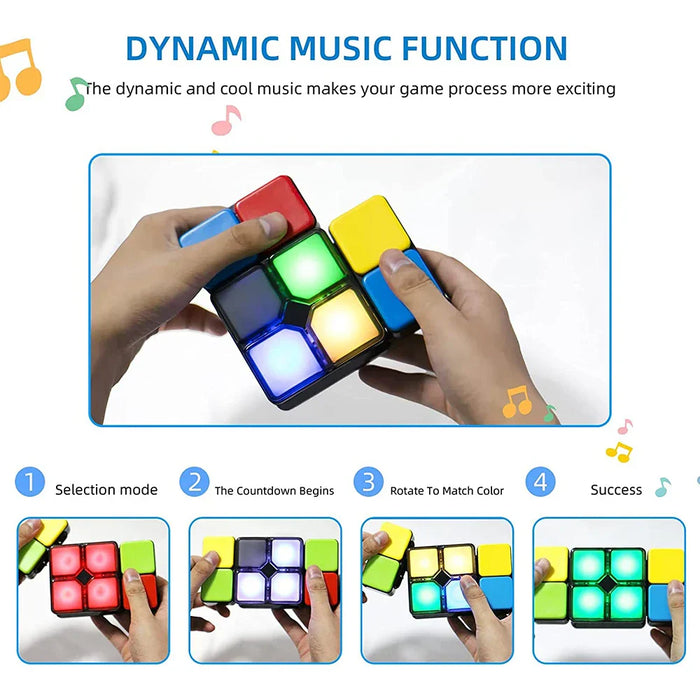 Interactive Puzzle Cube, Engaging Music