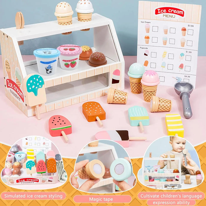 Creative ice cream playset, educational fun