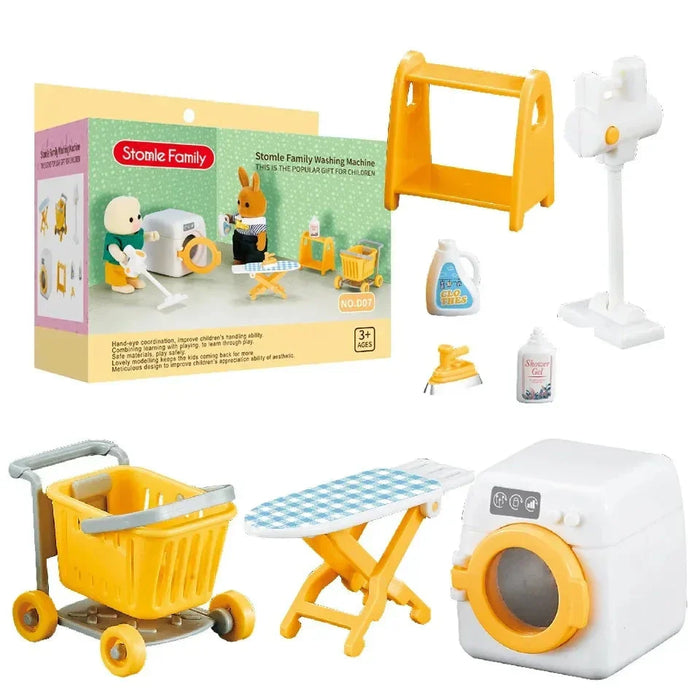 Playful Mini Washing Machine Set, Fun and Educational