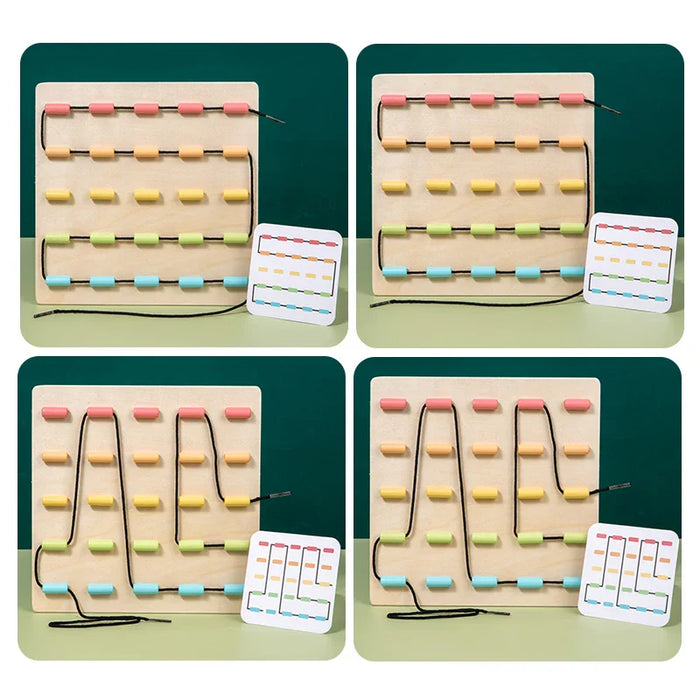 Knotting and Coloring Toy Set, Engaging Creativity