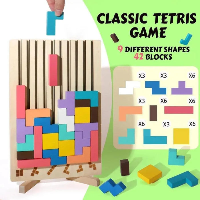 Engaging Wooden Puzzle Game, Creative Thinking Tool