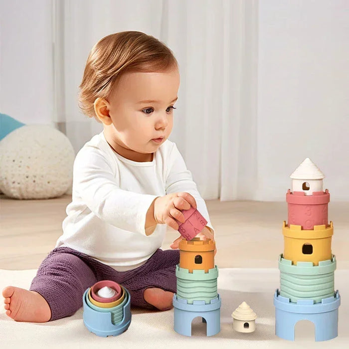 Colorful Stacking Toy, Interactive Play