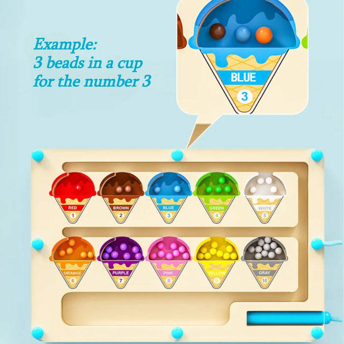 Engaging Magnetic Game Board, Hand-Eye Coordination