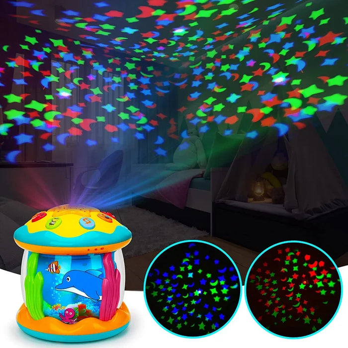 Colorful Musical Light Projector, Fun Aquarium Lamp