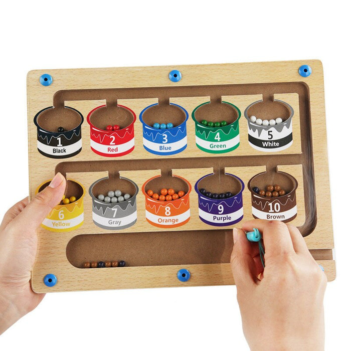 Magnetic Maze Adventure, Interactive Sorting Board