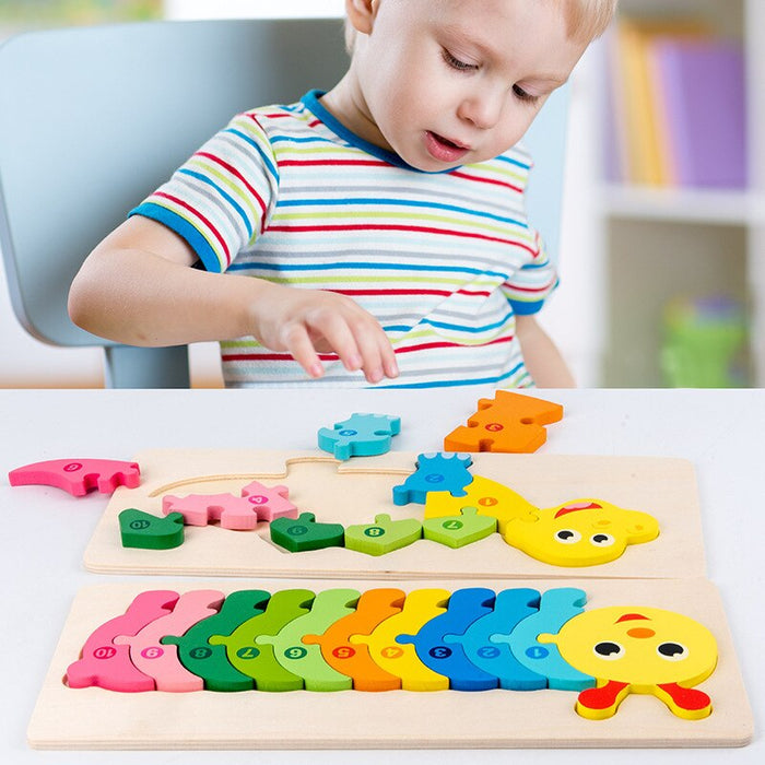 Curious Kids' Puzzle, Animal Theme