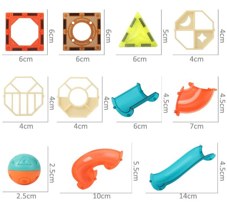 Creative Magnetic Marble Track, Engaging Playtime