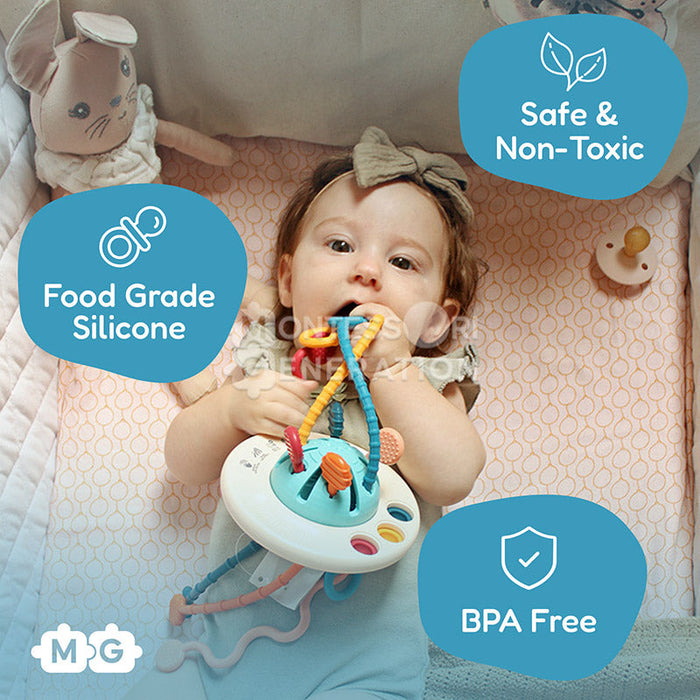 Montessori Pulling Baby Toy | Sensory Play